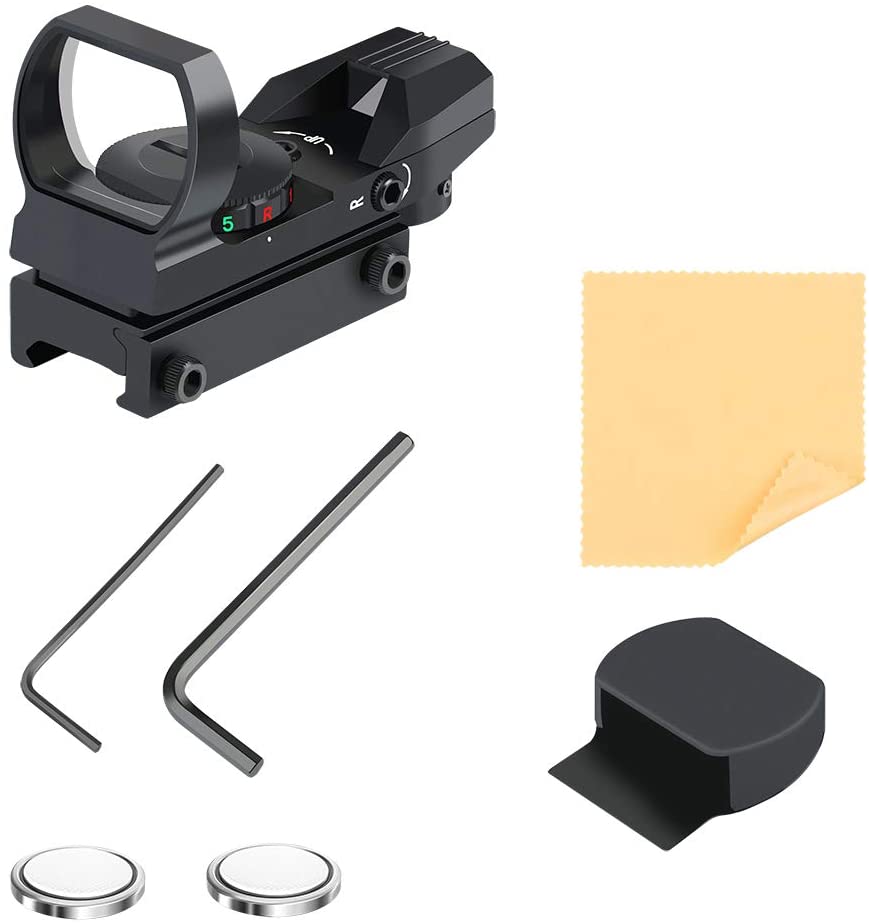 LUGER 1X22X33 HD101 Reflex Sight Red Membrane Lens