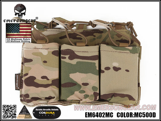 Emersongear Precision Triple Mag Pouch for vest - Multicam